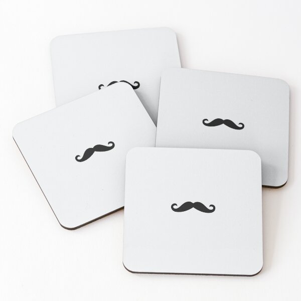 Artikelvorschau, FACE MASK - GREY - MOUSTACHE - MINIMALIST entworfen und verkauft von Tropical Blood.