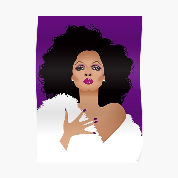 Purple R Poster