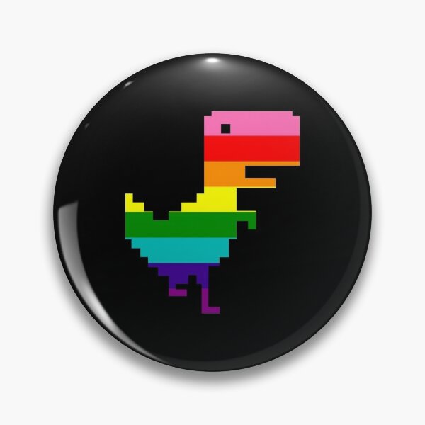 Chrome Dino - Purple | Pin