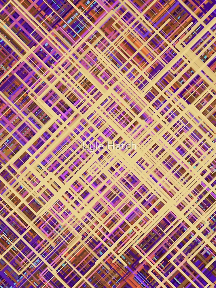 Thumbnail 4 of 4, iPhone Case, Abstract Diagonal Line Pattern designed and sold by Lyle Hatch.