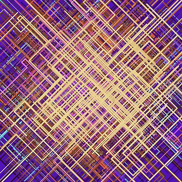 Artwork thumbnail, Abstract Diagonal Line Pattern by Lyle Hatch