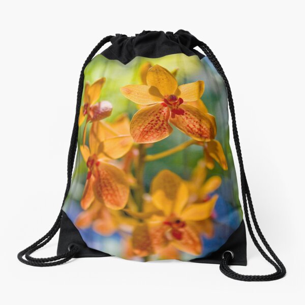 Orchidees flottantes Drawstring Bag