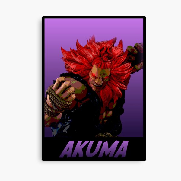 Illustration + digital enhancement Akuma Ryu Ken, Street Fighter III: 3rd  Strike, Capcom