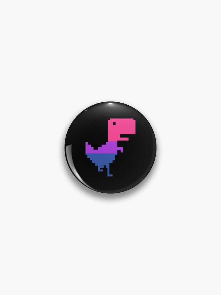 Google Chrome Dino T Rex LGBT Pansexual Pride Flag Dinosaur | iPad Case &  Skin