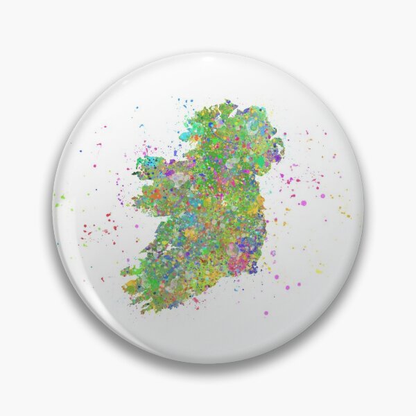 Aperçu de l'œuvre Irlande colorée abstraite créée et vendue par Stefano Senise Fineartist.