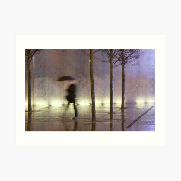 Passage of time in a concrete jungle Art Print
