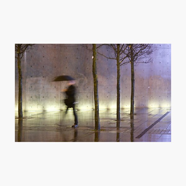 Passage of time in a concrete jungle Photographic Print