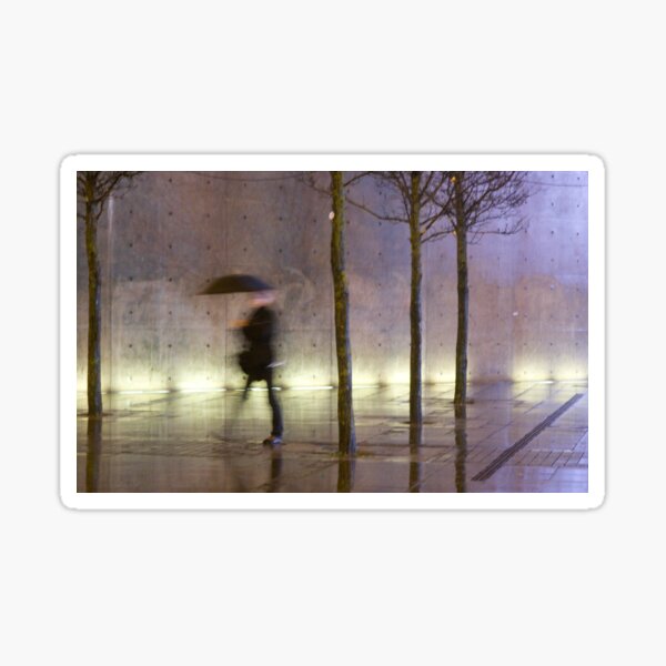 Passage of time in a concrete jungle Sticker