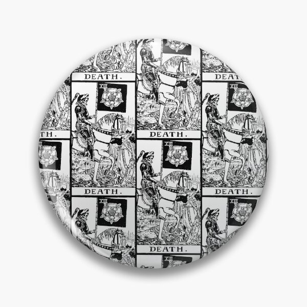 Item preview, Tarot : Death black & white designed and sold by tarotcarddesign.
