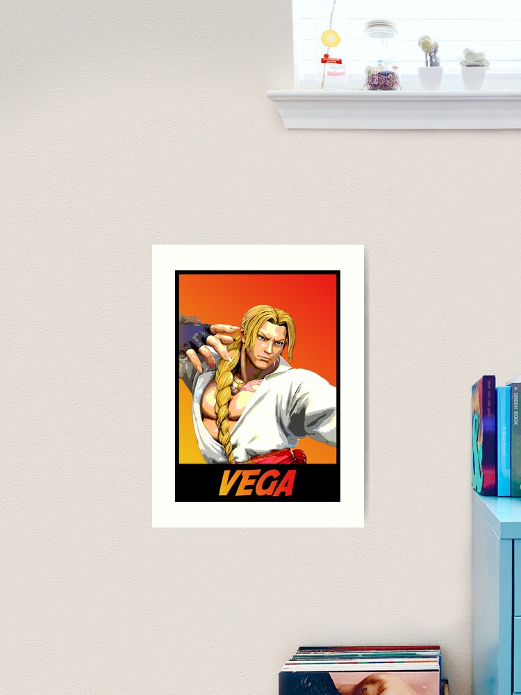 Vega Street Fighter Art Print for Sale by OneZandro