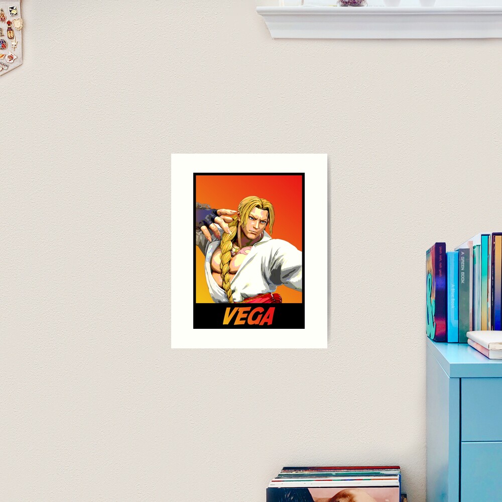 Vega Street Fighter Art Print for Sale by OneZandro