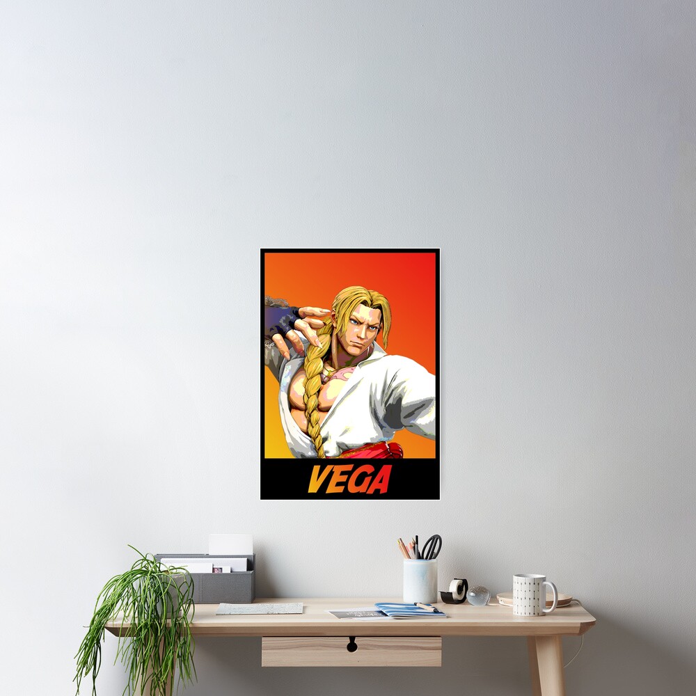 Vega street fighter Art Board Print for Sale by leandroyepyep