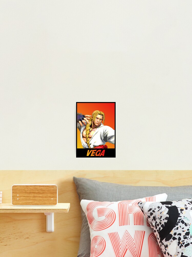 Vega Street Fighter Art Print for Sale by OneZandro