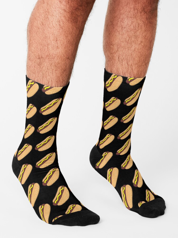 Alternate view of Hotdog Pattern Socks