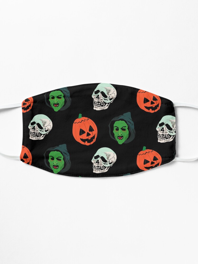 Alternate view of Silver Shamrock Mask Set Mask