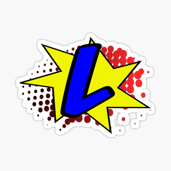 Item preview, Comic Initial L designed and sold by Triumphance.