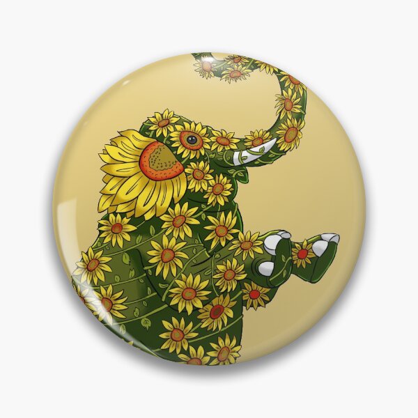 Item preview, Elephant Sunflower designed and sold by Chutakoopas.