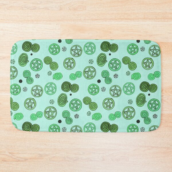 Item preview, pentagram pattern - green designed and sold by KarolinaSt.