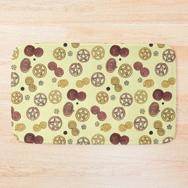 Item preview, pentagram pattern - yellow designed and sold by KarolinaSt.