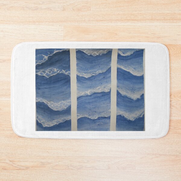Item preview, Sound of Waves, Ocean Life, Triptych of Watercolour Painting  designed and sold by GKstudio.