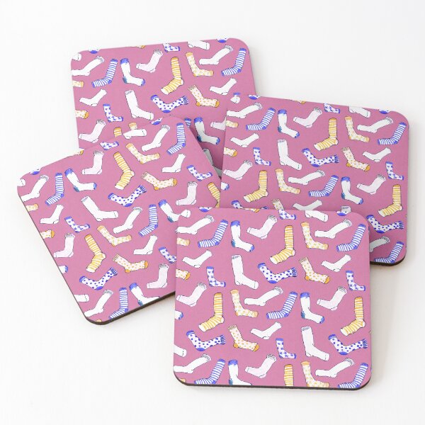 Item preview, socks pattern - pink designed and sold by KarolinaSt.