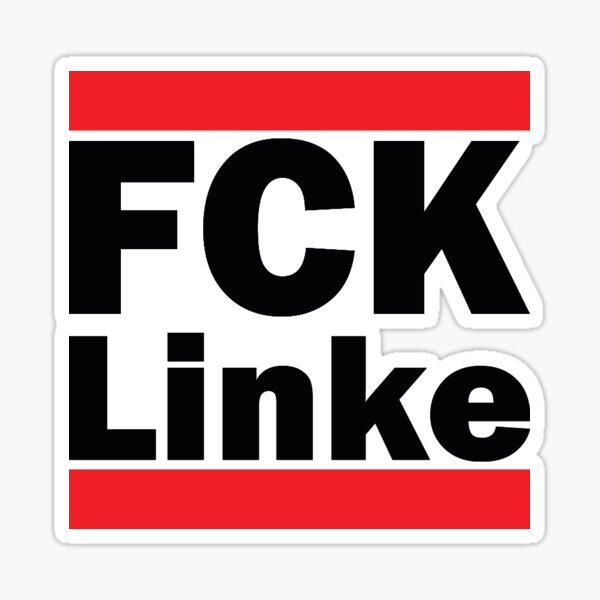 FCK Linke Die Linke Commies SED DDR Sticker by Palmdrive