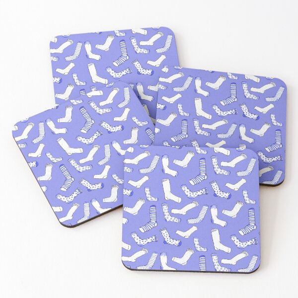 Item preview, socks pattern - blue designed and sold by KarolinaSt.