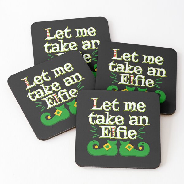 Item preview, Let me take an Elfie Funny Christmas elf saying for selfie  designed and sold by alenaz.