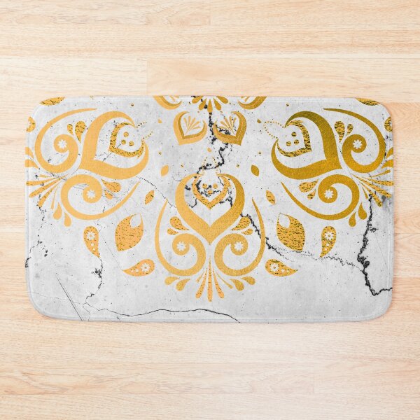 Item preview, Golden Mandala on Grey Stone designed and sold by cadinera.