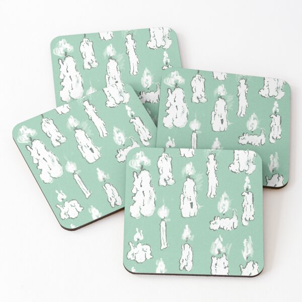 Item preview, candles pattern - mint designed and sold by KarolinaSt.