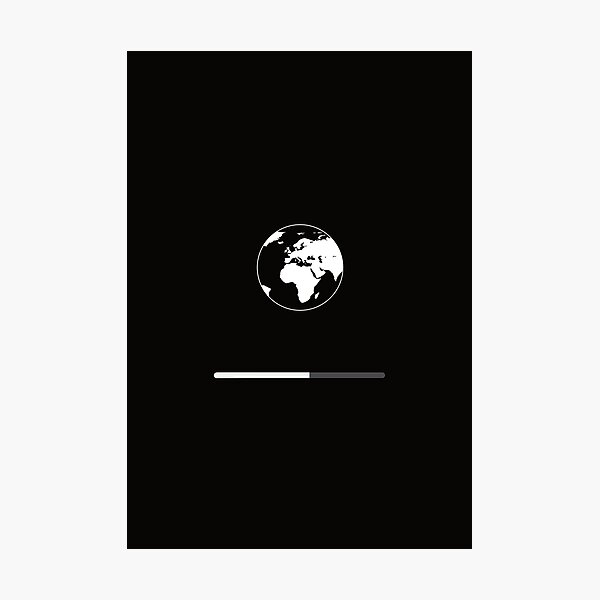 Please wait ... The World is restarting ... Mac Photographic Print