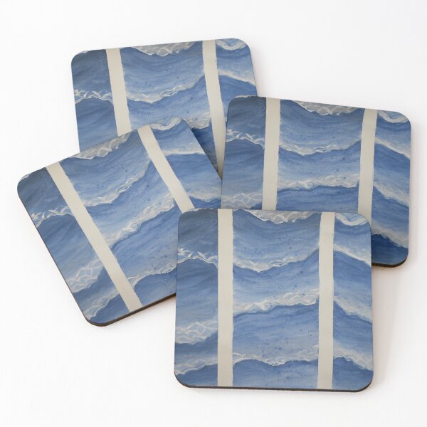 Item preview, Sound of Waves, Ocean Life, Triptych of Watercolour Painting  designed and sold by GKstudio.
