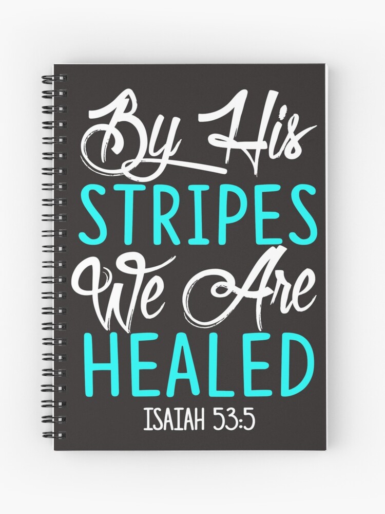 By His stripes, We are Healed {Cushion Cover}