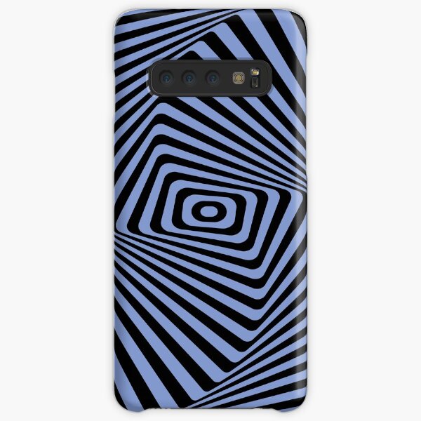Op-Art Rad Rectangles in Blue Samsung Galaxy Snap Case