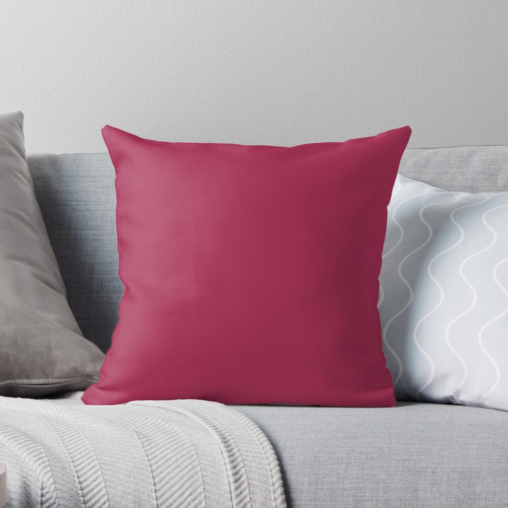 Beautiful Cushions/ Plain Amaranth purple Throw Pillow