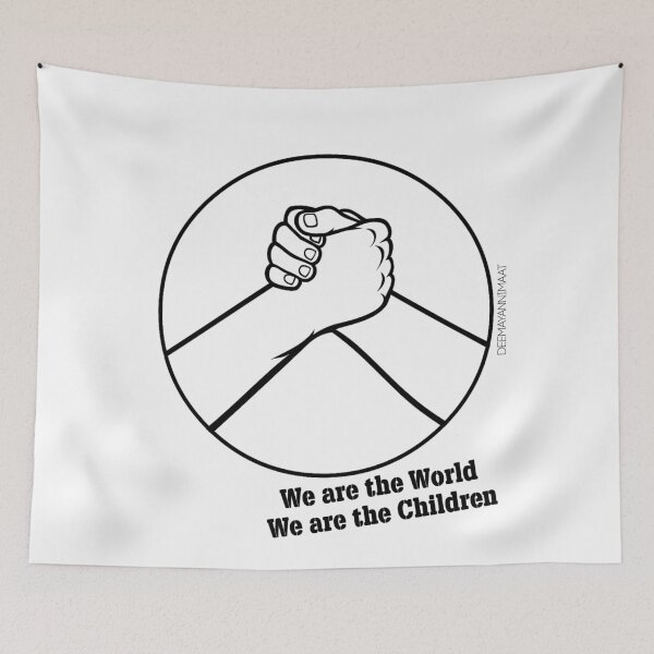 Item preview, We are the world we are the children designed and sold by deemayannimaat.