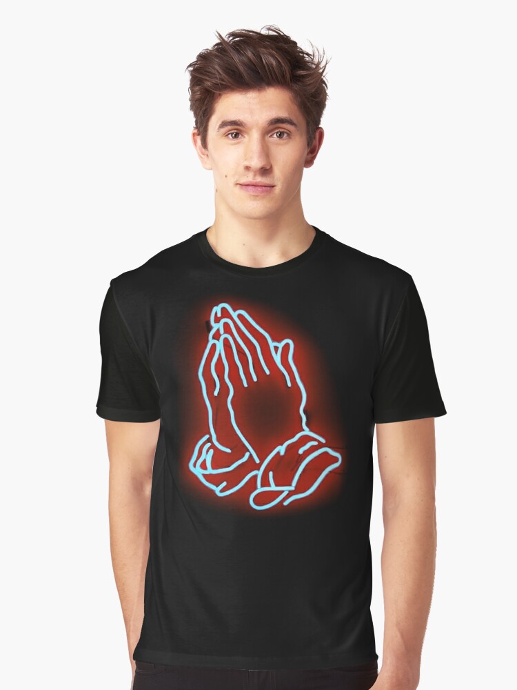 RELIGION Neon Black Graphic T-shirt