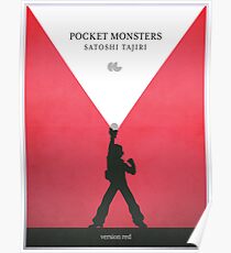 A Monster in your Pocket (Red Version) Poster