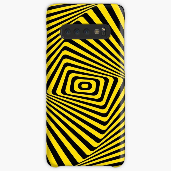 Op-Art Rad Rectangles in Gold Samsung Galaxy Snap Case