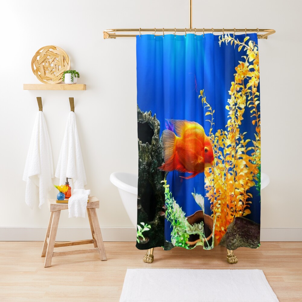 "Fish tank aquarium" Shower Curtain for Sale by mwagie Redbubble