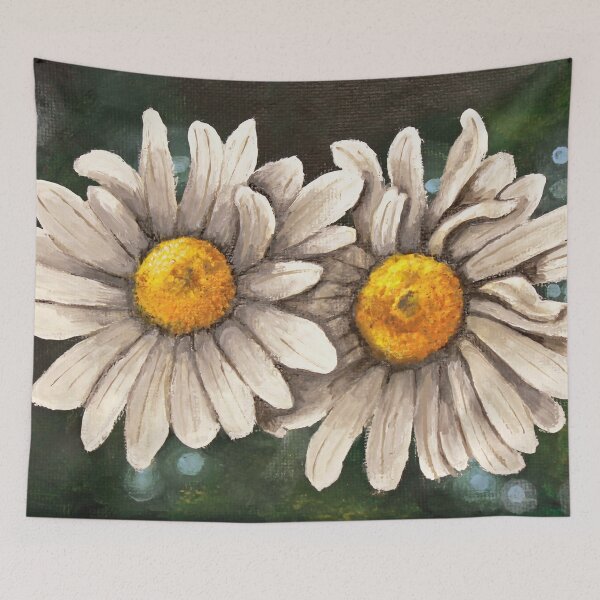 Item preview, Daisies - acrylic on canvas designed and sold by Pansymade.
