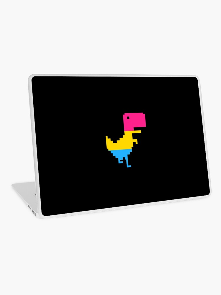 Google Chrome Dino T Rex LGBT Pansexual Pride Flag Dinosaur | iPad Case &  Skin