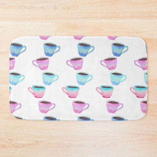 Item preview, Espresso cups in pink and blue designed and sold by MagentaRose.