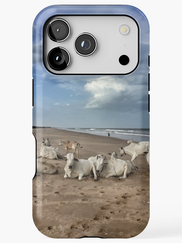 Thumbnail 1 of 4, iPhone Case, Cow designed and sold by Rococodesigns.