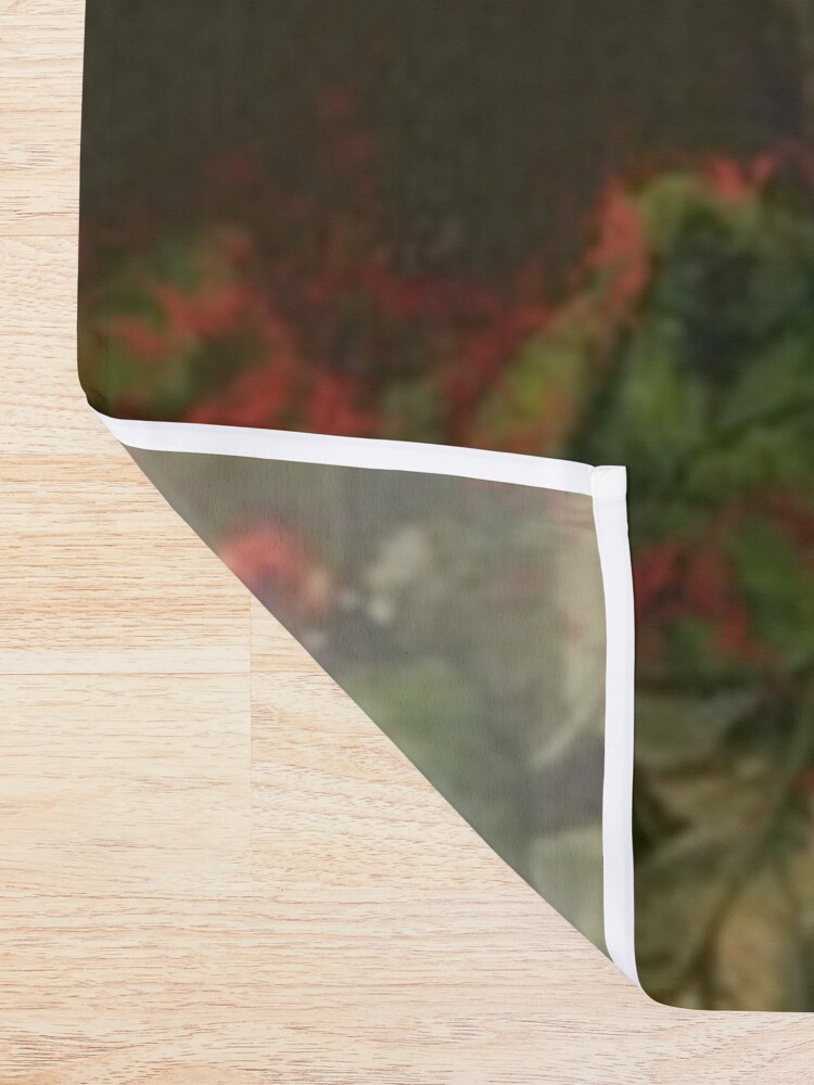 Alternate view of DARK SPRING Shower Curtain