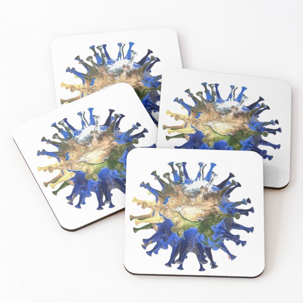 Item preview, The corona virus all over Asia designed and sold by GuerillaDesign.