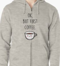 Coffee Zipped Hoodie