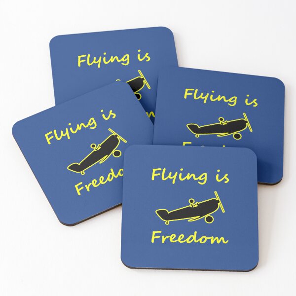 Item preview, Flying is Freedom Airplane Dark Color designed and sold by TinyStarAmerica.
