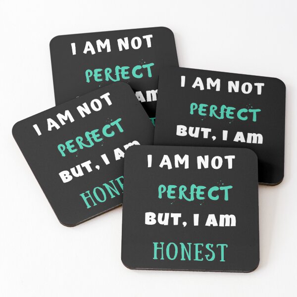 Item preview,  i am not perfect but i am honest t-shirt designed and sold by Oussamamehenni.