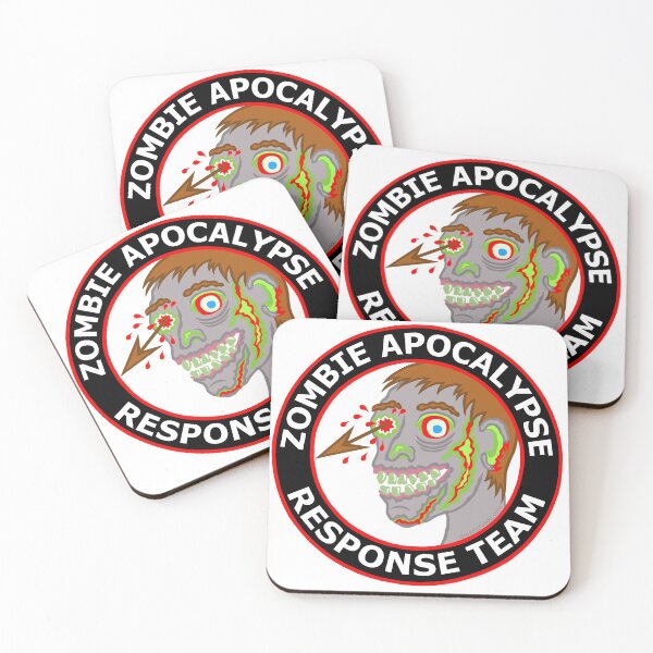Item preview, Zombie Apocalypse Response Team Funny Cartoon designed and sold by theartofvikki.
